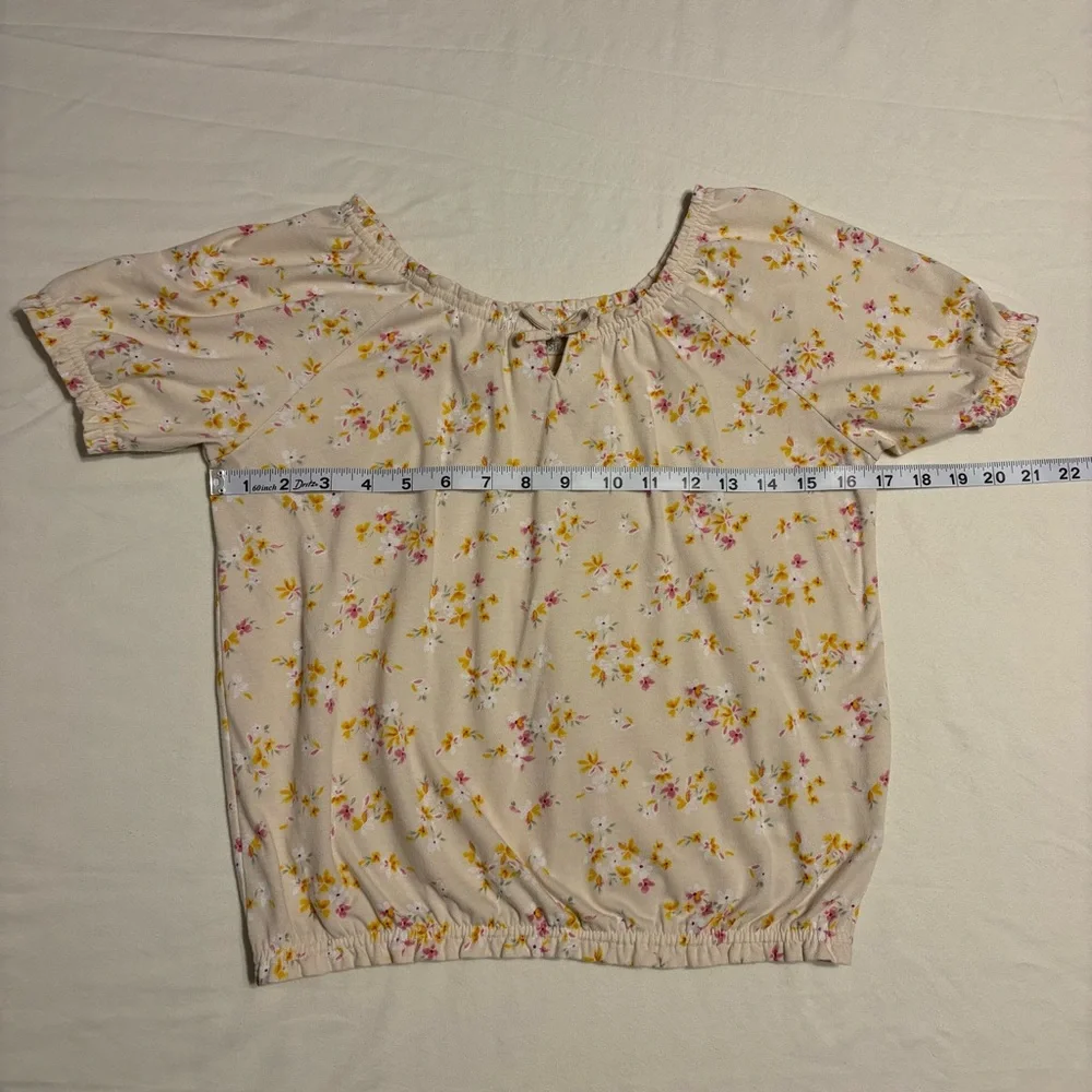 Three Floral tops Carters, Cat and Jack, and Oshkosh B’gosh